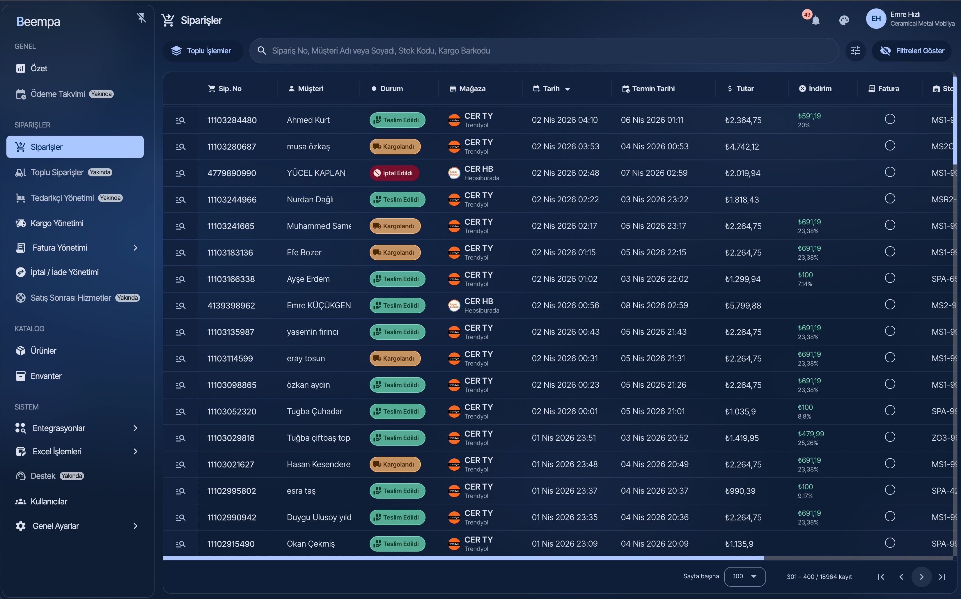 Ürün Kullanımı Ekran Görseli